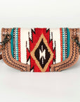 ADBG829A American Darling Hand Tooled Saddle Blanket Genuine Leather Women Bag Western Handbag Purse