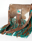 American Darling ADBG830 Messenger Hair-On Genuine Leather Women Bag Western Handbag Purse
