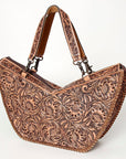 ADBG831 American Darling Hand Tooled Genuine Leather Women Bag Western Handbag Purse