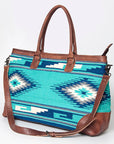 ADBG833A American Darling Saddle Blanket Genuine Leather Women Bag Western Handbag Purse