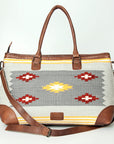ADBG833C American Darling Saddle Blanket Genuine Leather Women Bag Western Handbag Purse
