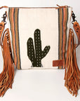 American Darling Signature Crossbody Hand Tooled Saddle Blanket Genuine Leather Women Bag Western Handbag Purse