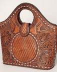 American Darling ADBGZ597 Tote Hand Tooled Genuine Leather Women Bag Western Handbag Purse