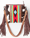 American Darling ADBGZ599 Crossbody Saddle Blanket Genuine Leather Women Bag Western Handbag Purse