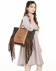 ADBGZ605 American Darling Hand Tooled Genuine Leather Women Bag Western Handbag Purse