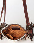 American Darling ADBGZ606 Crossbody Hair-On Genuine Leather Women Bag Western Handbag Purse
