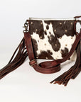 American Darling ADBGZ606 Crossbody Hair-On Genuine Leather Women Bag Western Handbag Purse