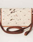 American Darling ADBGZ607 Small Crossbody Hair-On Genuine Leather Women Bag Western Handbag Purse