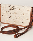 American Darling ADBGZ607 Small Crossbody Hair-On Genuine Leather Women Bag Western Handbag Purse