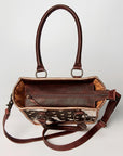 American Darling ADBGZ608 Tote Hair-On Genuine Leather Women Bag Western Handbag Purse