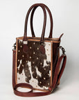 American Darling ADBGZ608 Tote Hair-On Genuine Leather Women Bag Western Handbag Purse
