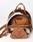 ADBGZ611 American Darling Hand Tooled Hair On Genuine Leather Women Bag Western Handbag Purse