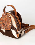 ADBGZ611 American Darling Hand Tooled Hair On Genuine Leather Women Bag Western Handbag Purse