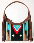 American Darling Hobo Hair On Genuine Leather women bag western handbag purse