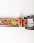 American Darling Beautifully Hand Tooled Genuine American Leather Belt Men and Women