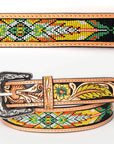 American Darling Beautifully Hand Tooled Genuine American Leather Belt Men and Women