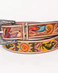 American Darling Beautifully Hand Tooled Genuine American Leather Belt Men and Women