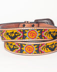 American Darling Beautifully Hand Tooled Genuine American Leather Belt Men and Women