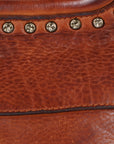 Spaghetti Western Swc178Tan Tote Vintage Handmade Drum Dyed Genuine European Cowhide Leather Women Bag Western Handbag Purse