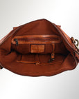Spaghetti Western Swc179Tan Tote Vintage Handmade Drum Dyed Genuine European Cowhide Leather Women Bag Western Handbag Purse