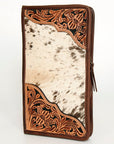 American Darling Jewelry Case Hand Tooled Hair On Genuine Leather women bag western handbag purse