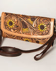 American Darling Wallet Hand Tooled Genuine Leather women bag western handbag purse