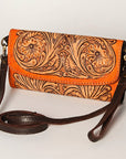 American Darling Wallet Hand Tooled Genuine Leather women bag western handbag purse