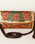 American Darling Wallet Hand Tooled Genuine Leather women bag western handbag purse