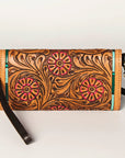 American Darling Wallet Hand Tooled Genuine Leather women bag western handbag purse