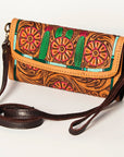 American Darling Wallet Hand Tooled Genuine Leather women bag western handbag purse