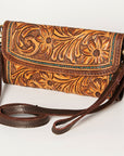American Darling Wallet Hand Tooled Genuine Leather women bag western handbag purse