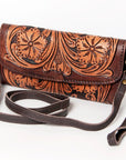 American Darling Wallet Hand Tooled Genuine Leather women bag western handbag purse