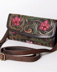 American Darling Wallet Hand Tooled Genuine Leather women bag western handbag purse