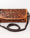 American Darling Wallet Hand Tooled Genuine Leather women bag western handbag purse