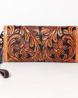 American Darling Wallet Hand Tooled Genuine Leather women bag western handbag purse