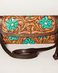 American Darling Wallet Hand Tooled Genuine Leather women bag western handbag purse