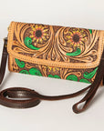 American Darling Wallet Hand Tooled Genuine Leather women bag western handbag purse