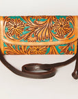 American Darling Wallet Hand Tooled Genuine Leather women bag western handbag purse