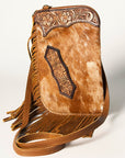 American Darling Chaps Bag Hand Tooled Hair On Genuine Leather women bag western handbag purse