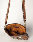 American Darling Hand Tooled Genuine Leather Women Bag Western Handbag Purse