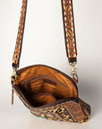 American Darling Hand Tooled Genuine Leather Women Bag Western Handbag Purse