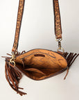American Darling Chaps Bag Hand Tooled Hair On Genuine Leather women bag western handbag purse