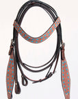 Comfytack Western Horse Saddle Genuine Leather Trail Roping Ranch Tack Set