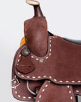 Comfytack Western Horse Saddle Genuine Leather Trail Roping Ranch Tack Set