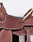 Comfytack Western Horse Saddle Genuine Leather Trail Roping Ranch Tack Set