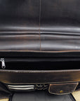 Rugged Leather Portfolio Briefcase