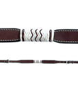 Bar H Equine Genuine Western American Leather Horse Premium Headstall & Breast Collar Set
