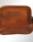 Never Mind Nmbgm121 Coin Purse Vintage Handmade Genuine Cowhide Leather Women Bag Western Handbag Purse