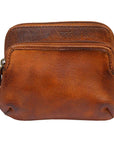Never Mind Nmbgm121 Coin Purse Vintage Handmade Genuine Cowhide Leather Women Bag Western Handbag Purse