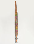 HILASON Western Genuine Leather Heavy Duty Hand Painted Dog Collar